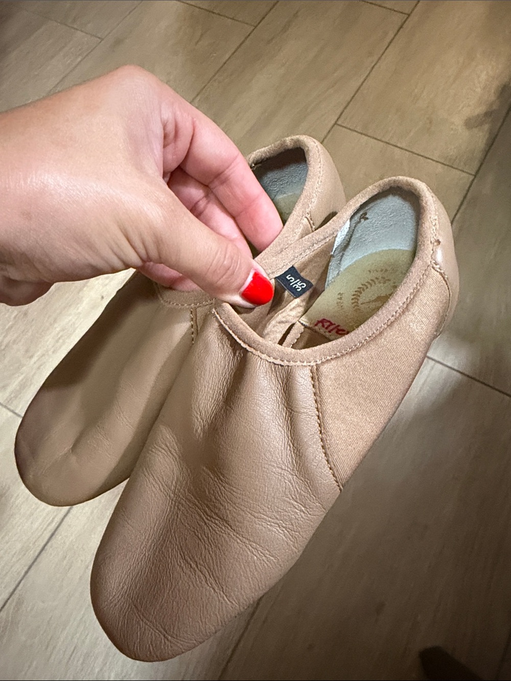 Girl’s Ballet-Style Slip-On Flats in Nude